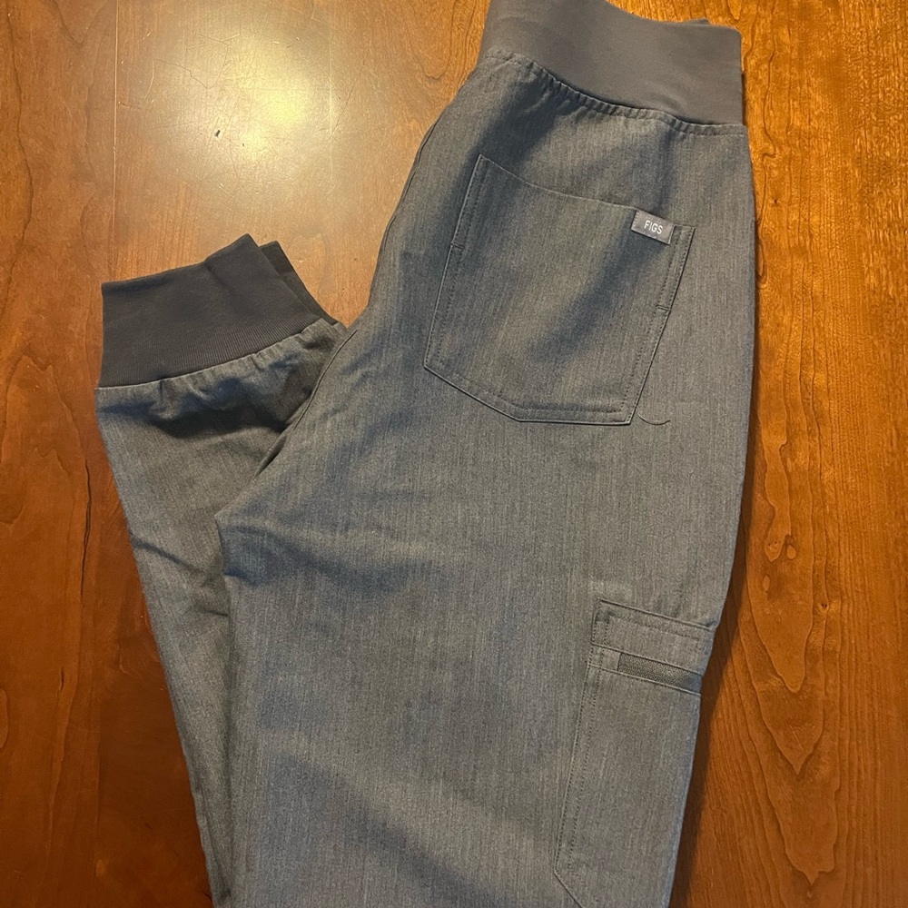 Figs Slate Gray High-Waist Zamora Yoga Pants